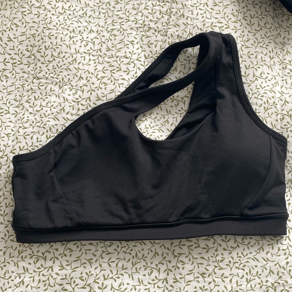 Sykooria One Shoulder Sports Bra Left Strap